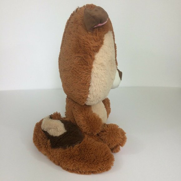 Fiesta Chippy Chipmunk Plush 17" Stuffed Animal Brown Soft Toy Sparkle Eyes - Picture 6 of 10